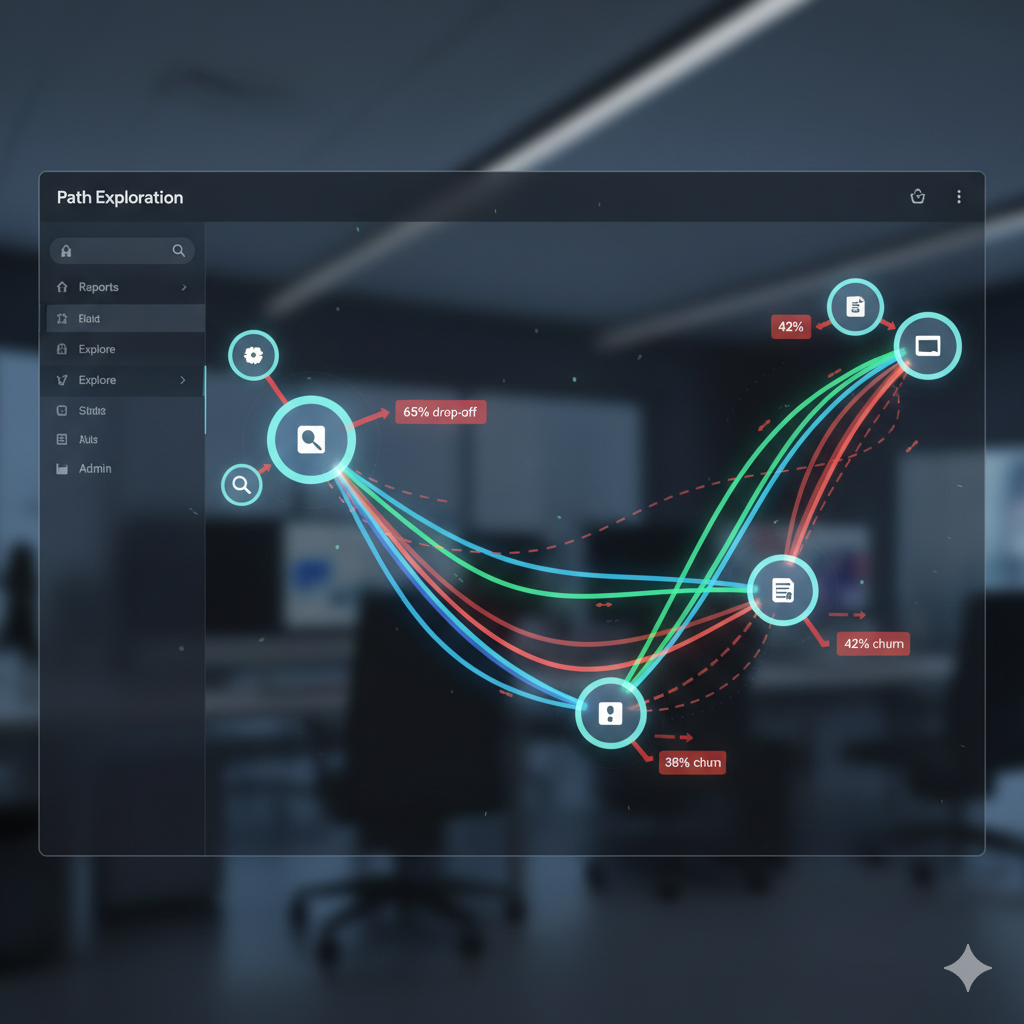 Path exploration in GA4: Ontdek de gebruikersreis en vind afhaakmomenten
