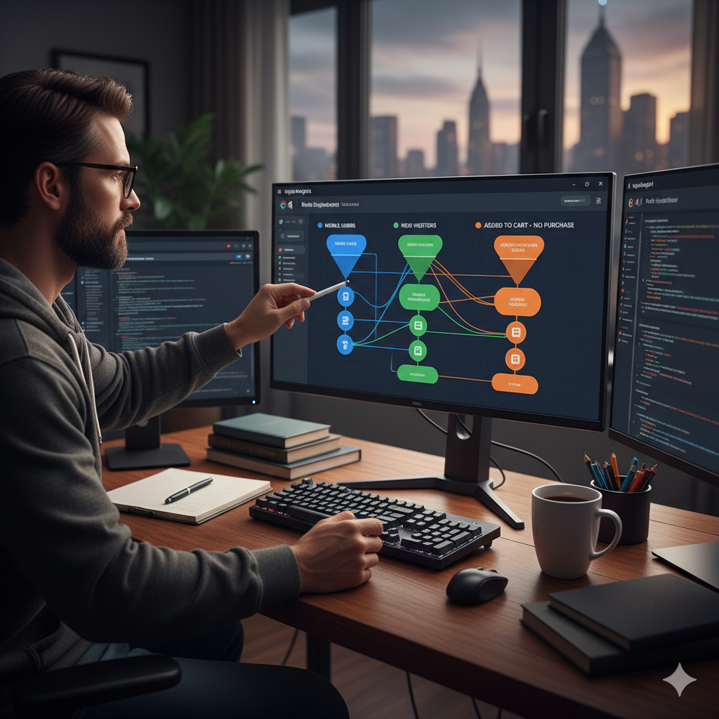 Dieper inzicht met geavanceerde segmentatie in GA4 padverkenning