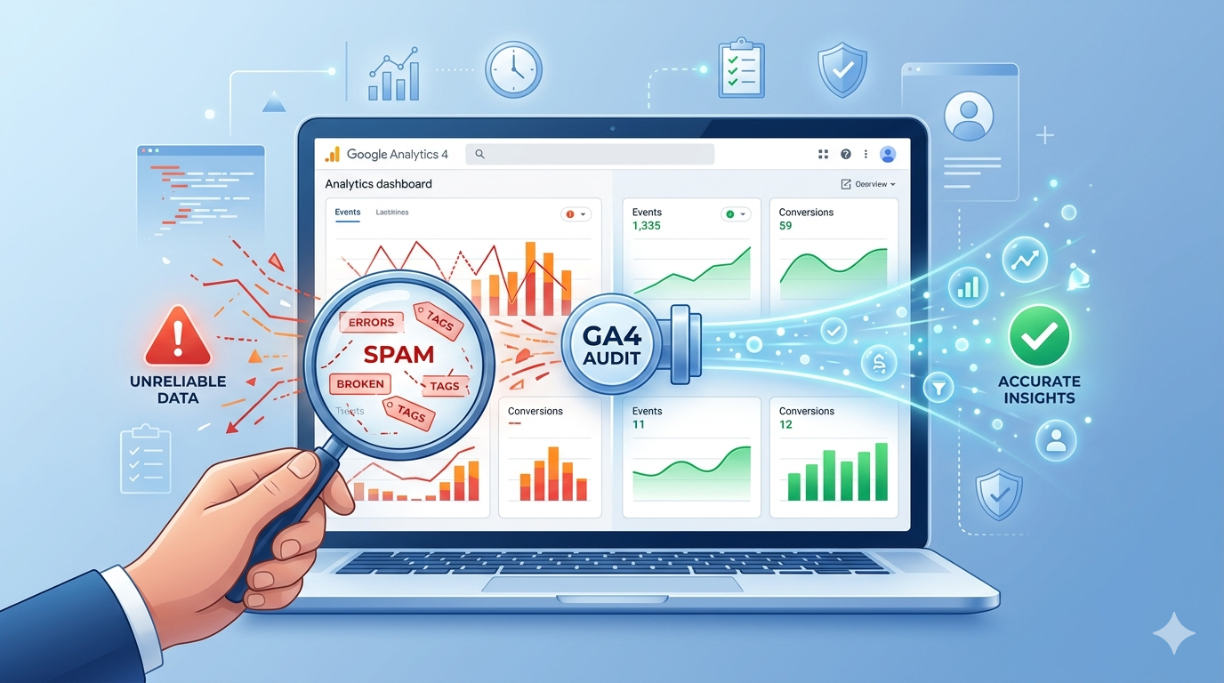 Hoe je een Google Analytics audit uitvoert: De ultieme gids voor 2026
